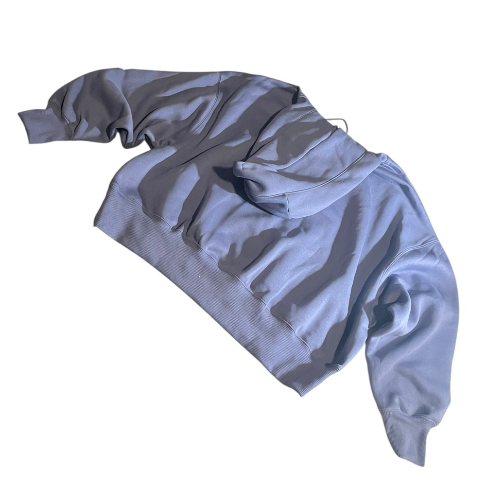 Nike Sportswear Phoenix Fleece Oversized Pullover Hoodie Sweatshirt Medium Blue - Picture 3 of 11